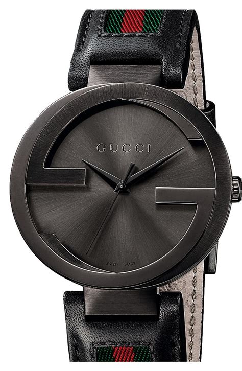 gucci interlocking g watch mens|Gucci watch g chrono.